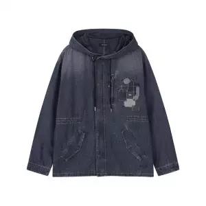 버커루 BUCKAROO 데님 패치워크 후드 자켓 인디고 B265DJ102P 285748