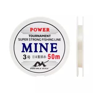 싸파 더블킬 마인 MINE 50m 3.0호 투명 모노 나일론 낚시 줄 낚싯 민물낚싯 중층 중층목 민물목 용줄 목줄