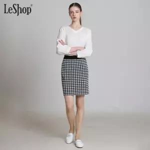 [르샵(LeShop)] 허리밴딩 니트 미니스커트 (택가격: 49000원)
