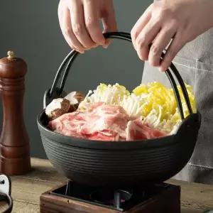 무쇠 샤브샤브 훠궈 전골 찌개 나베 냄비 27CM