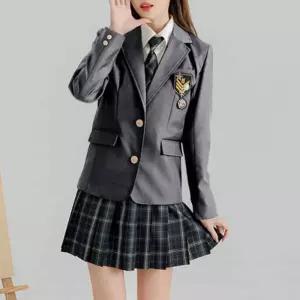 여자 교복 자켓 그레이 고등학생교복 교복마이 여자교