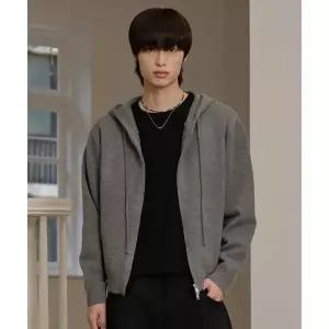 매장정품 효지 HYOJI 25 FW 워셔블 투웨이 크롭 후드 니트 집업 3컬러 5008425485 194005
