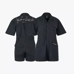 스파이더 여성 카라 반팔 점프수트 SPJPCNOP351WBLK 3889408