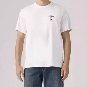 매장정품 LEVI'S 리바이스 공용 릴렉스드 반팔 티셔츠 화이트 16143-2444 16143-2444-UP 1872749