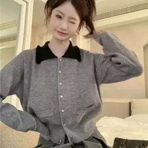 [하프클럽/]숄 가디건 루즈핏 아우터 데일리 오픈 카디건 코디