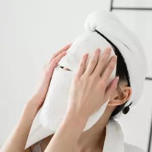 얼굴 아무 스팀 타올 타월 모공 줄이기 피 페이스