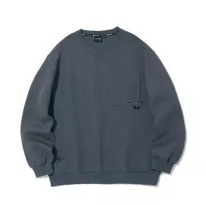 포켓 라벨장식 맨투맨 D그레이 ITZ1TM01ADG 3462903