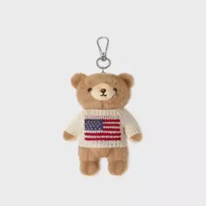 후아유 WHOAU Fluffy Bear Knit Keyring WHAWG2222A