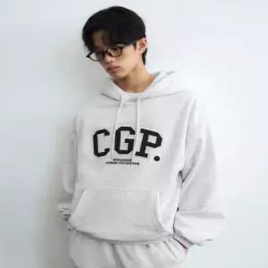 코드그라피 CODEGRAPHY CGP 아치 로고 후디 라이트그레이