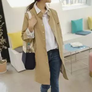 [mbSqho_66]코튼 여성셔츠자켓 간절기 야상 롱자켓