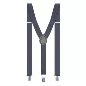그레이컬러바지고정끈 모던한 패션멜빵 성인남성멜빵 패션멜빵