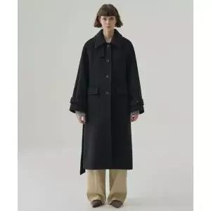 매장정품 드로우핏 DRAWFIT WOMEN 래빗 앙고라 울 발마칸 롱 코트 [BLACK] DFWMCT5401BK 759981