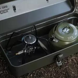 손잡이가 있는 0.8L 휴대용 하이킹 주전자 초경량 커피 미끄럼 방지 물 야외 여행 캠핑용 식기