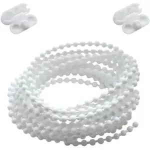 비드 샵 롤러 블라인드 및 로마 그늘 페르시 4.5mm / No 10 체인 코드 흰색 플라스틱 5m