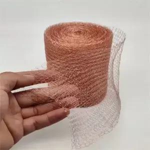 1개의 내구성 있는 125mm*3m 구리망 슬러그 및 달팽이 방지 롤 벽 균열 구멍 식물 보호용 와이어 쥐덫