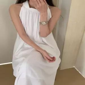 [드레스허그]디오테 홀터넥 롱 원피스