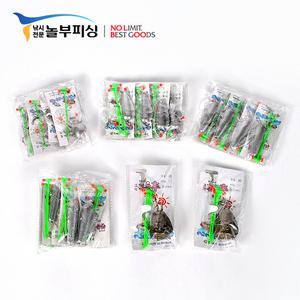 한세인 친환경 묶음추 8호 구멍추 막대추 종형추 봉돌 묶음채비 원투채비