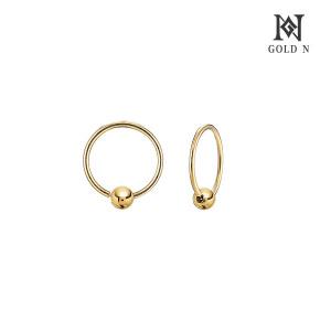 골드앤 14K 슬림볼링 10mm 귀걸이 YG