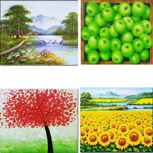 진품 / 유화그림 서양화 /해바라기/그림/액자/풍경화/보리/유화 /해바라기 꽃 거실 사무실 현관