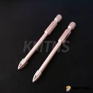 타일나라 유리 드릴 비트 십자 6mm 75mm 개당 한창초경 대체
