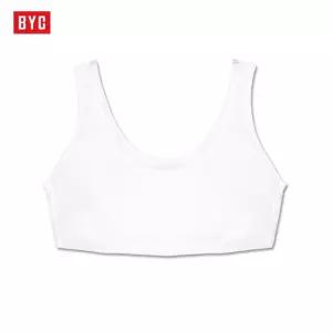 BYC (JB32) 면 주니어 브라 탑 1단계 초등학생 속옷 여아 스포츠브라