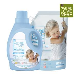 네이쳐러브메레 섬유유연제 쿨프레쉬 용기형 1800mlx1팩+리필형x1팩