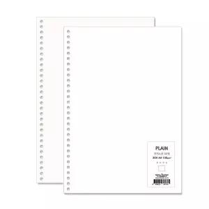 이글바인더 A4 30공 속지 무선 무지노트 100g 500매 / 바인더 다이어리 타공 리필지 내지 용지