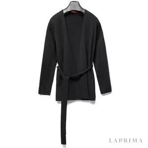 [막스마라][STUDIO MAXMARA] 스튜디오 막스마라 DERUTA 니트 랩 가디건 DERUTA-001