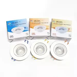 더쎈 LED 3인치 COB 매입등 5W주광색 주백색 전구색