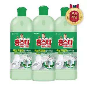 LG생활건강 홈스타 파워스크럽 욕실용 세정제 550ml x 3개