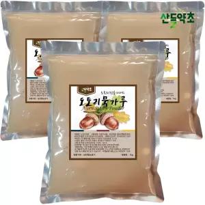 100% 도토리묵가루 1kgx3팩 도토리전분 묵재료