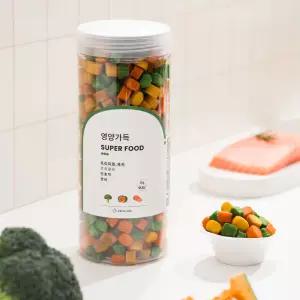 제로랩스 영양가득 브로콜리 단호박 연어 1kg 강아지간식