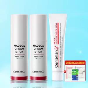 [본사직영] 마데카 크림스틱 2개 + 리프팅 아이크림 15ml 1개