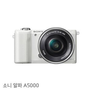 lin 정품 소니 알파 a5000 + selp16-50mm렌즈킷 화이트