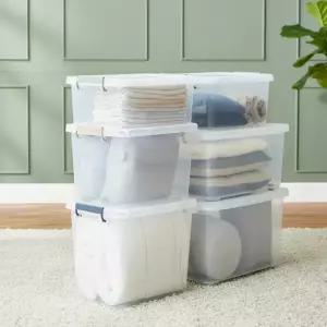 국산 플라스틱 리빙박스 40L 45L 55L 65L 80L 120L 다용도 정리함 수납함 보관함