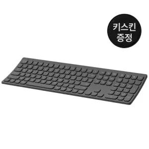 엑토 인체공학 커브드 저소음 슬림 무선 블루투스 키보드 B605 블랙
