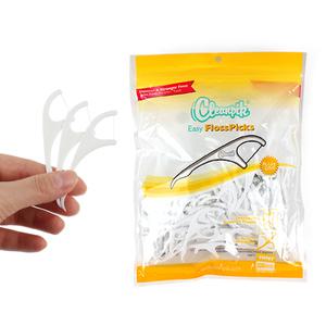 클린픽 이지플로스픽스 300P 일회용치실 휴대용 치간칫솔 치석제거
