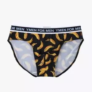 [롯데백화점]예스 [쿨론메쉬]바나나 블랙 삼각팬티YSMPZ353