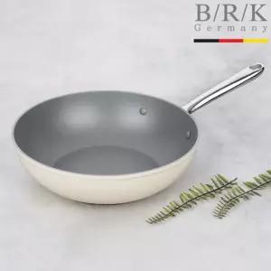 [롯데백화점]BRK 에볼루션 풀 인덕션 WOK/궁중팬 30cm (밀크)