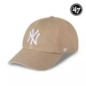 47브랜드 뉴욕 양키스 NY 빅로고 MLB 엠엘비 볼캡 야구 모자 카키 B-NLRGW17GWS-KHD