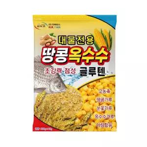 국제아르스 땅콩 옥수수 글루텐 대물전용 초강력 점성 민물 미끼 떡밥