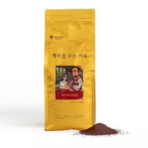 맥널티 행복을주는커피 리치 헤이즐넛향 분쇄 커피원두 1kg