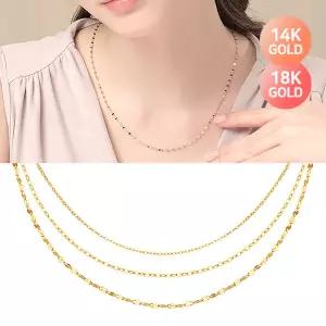 [골드피아] 14K/18K 체인 목걸이 모음
