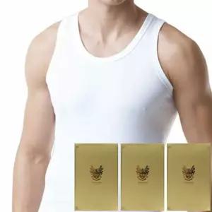 홈란쥬 트라이 국내산 남성 프리미엄 고급면100% 백수 민소매 런닝3p
