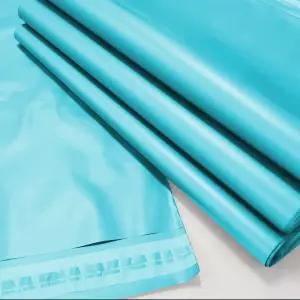 HDPE 택배봉투 쇼핑몰 포장지 포장 의류 비닐 접착 민트 20x30+4 100장