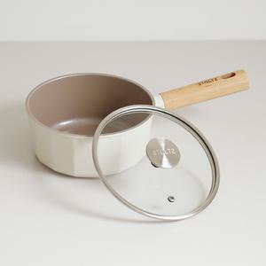 슈톨츠 크림 쿡웨어 인덕션 편수냄비 18cm