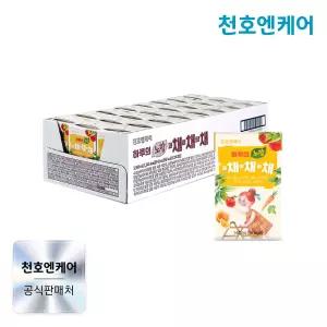 하루의 과채야채합채 노랑 140ml 24팩/사과 당근 오렌지/채채채주스