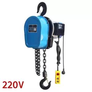 윈치 크레인 전동 2톤 체인블럭 220V 호이스트 간이 리프트