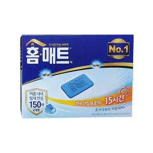 홈매트 리필 150매 교체형 전기모기향 약15시간사용