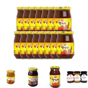 딸기쨈 300G 15개/샌드위치잼/빵쨈/후르츠쨈/과일잼/과일병잼/과일쨈/샌드위치쨈/병쨈/후루츠쨈/딸기잼병